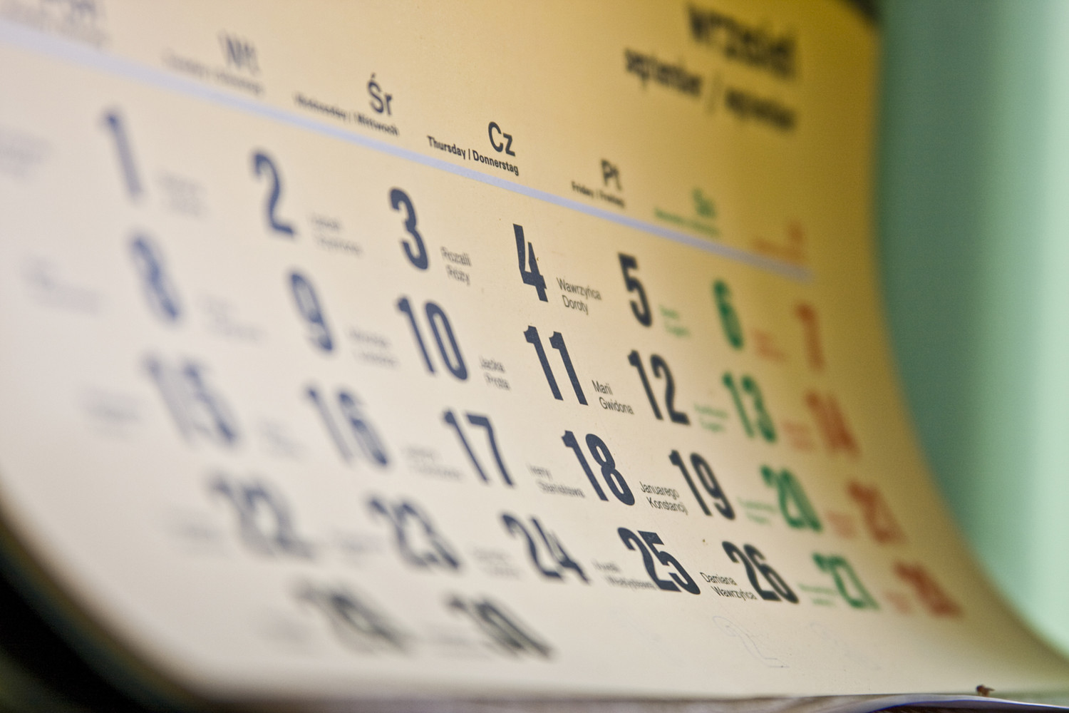 The Year Ahead 2026 – month-by-month calendar for Poland and the UK